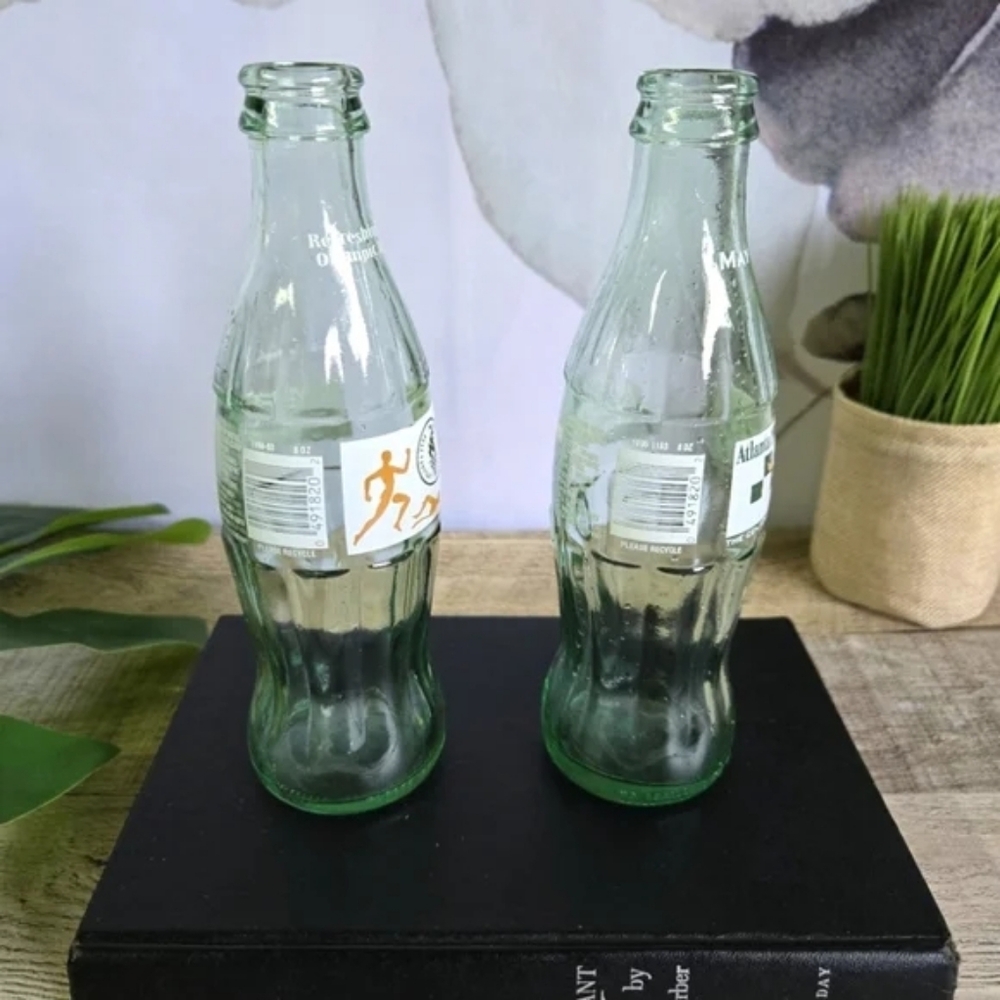 COCA-COLA | Atlanta 1996 Olympic Bottles 2-pc Set - Picture 5 of 6